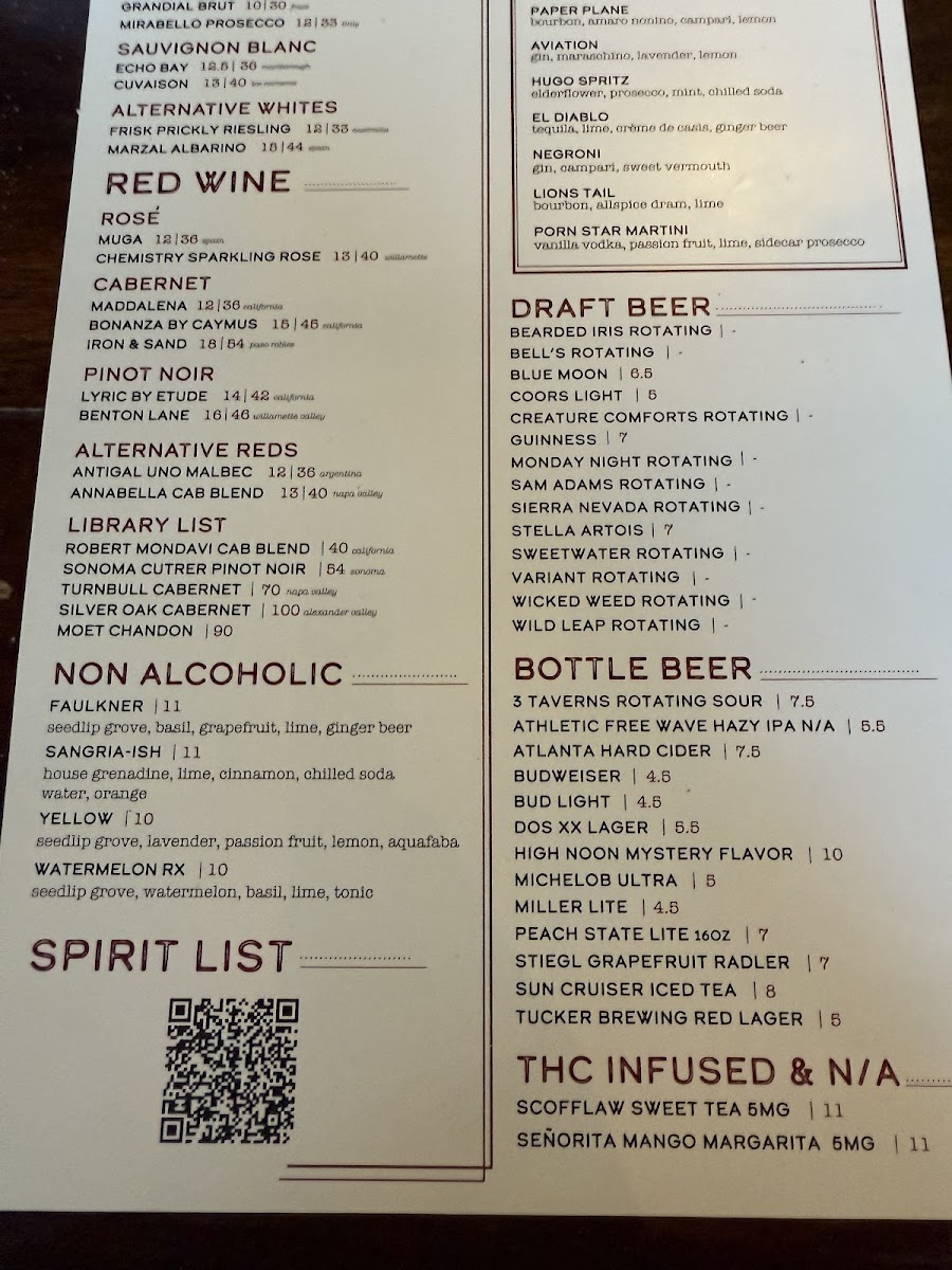 Industry Tavern Menu - Image 6